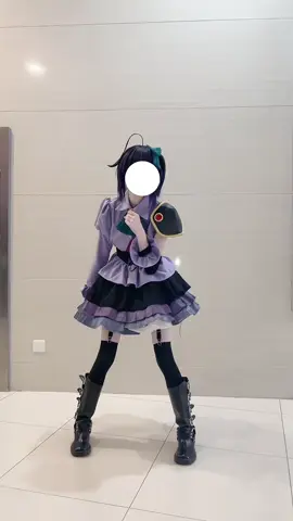 jump~ 💜 #fuzan_me_cosplay #cosplay #rikka #fyp