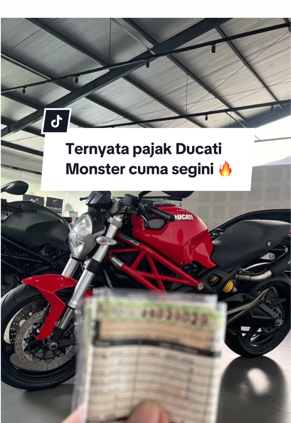 Ternyata pajak Ducati Monster 795 itu cuma segini #fyp #moge #mogeindonesia #motobrads #motorbike 