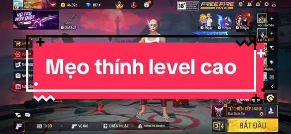 Mẹo thính cho anh em level cao #freefire #xuhuong #NhaSangTaoFreeFire #nbffkol 
