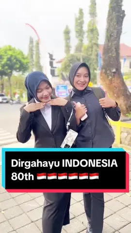 Bersama ibu @amaliadesiana di upacara kemerdekaan INDONESIA 80th #BanjarnegaraMaju #indonesia🇮🇩 #banjarnegaraterkini 