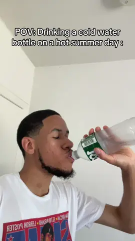 Water be hitting different on them 90-100° days 😭 #water #nowthatswhatimtalkingabout #hotsummerday #creatorsearchinsights #fyp 