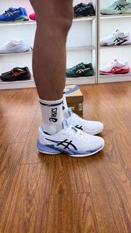 Asics FF3 Novak Trắng Xanh Mới nhất cho Pickleball Tennis #pickleball #asics #asicsgelx #ff3novak 