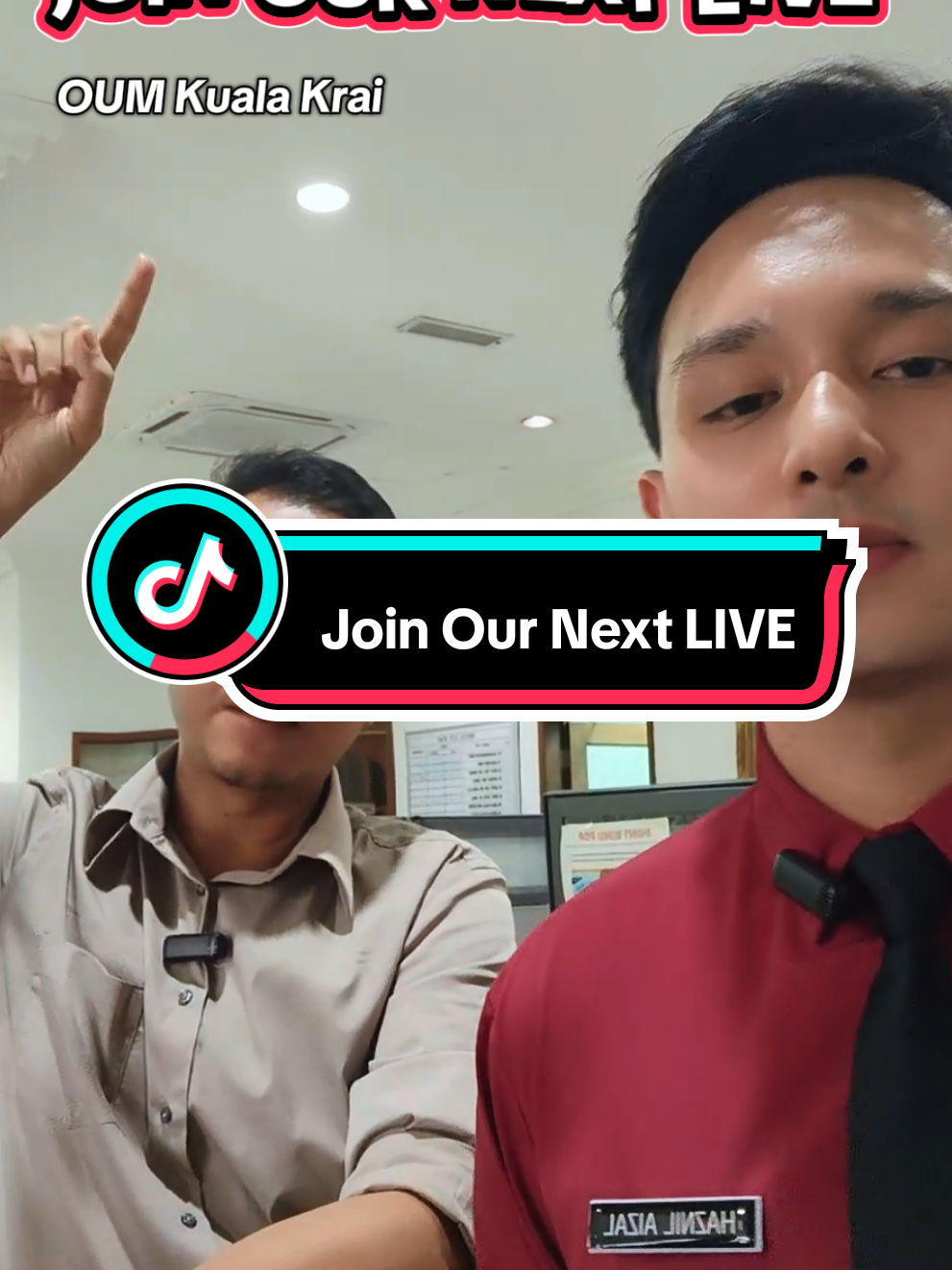 Siapa belum follow, boleh follow sekarang untuk join sesi live seterusnya ! #tiktoklive #livehighlights #OUM 