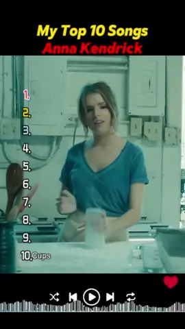 My Top 10 Songs Anna Kendrick #AnnaKendrick #PitchPerfect #CupsSong #Flashlight #MovieSongs #tiktokmusic #ViralSounds #Mashup heh 