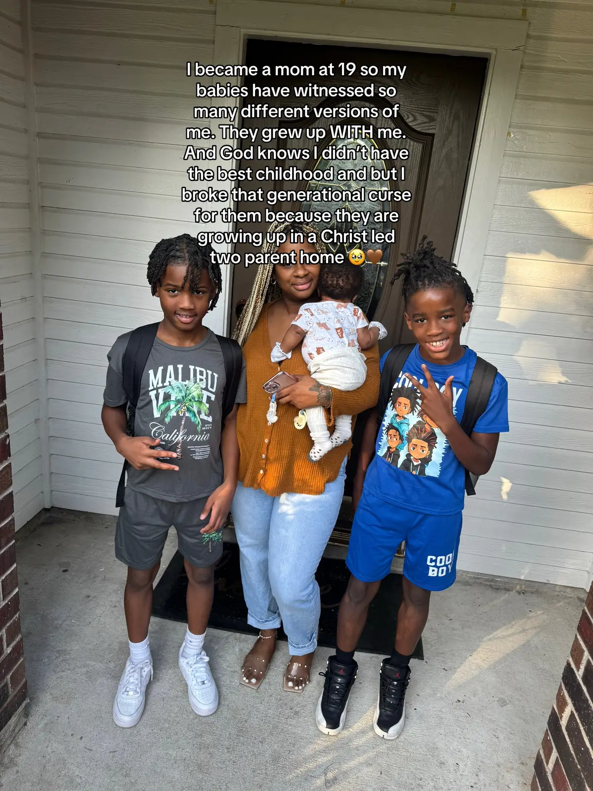 Ngl …I grew up feeling like “nobody’s daughter” but I became a mother And Now I get to be “Somebody’s Mom” 🥹🤎