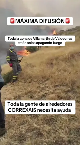 Mi pueblo necesita ayuda, están solos y ellos mismos intentan apagarlo todo, cualquier ayuda es poca 🙏 gracias y compartid!!! #incendio #galicia #viral #parati #ayuda 
