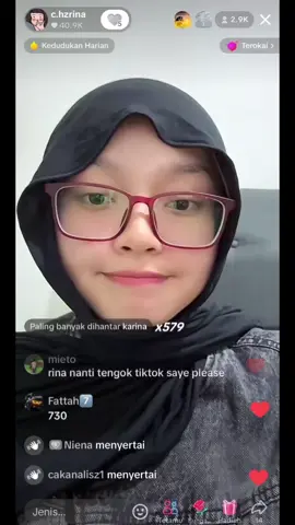 Live today  Guyss gi serbu yt Rina 🤭🤭biar dia rajin up konten kt yt 🤣🤲🤲 #aiteam #fyp #airina 