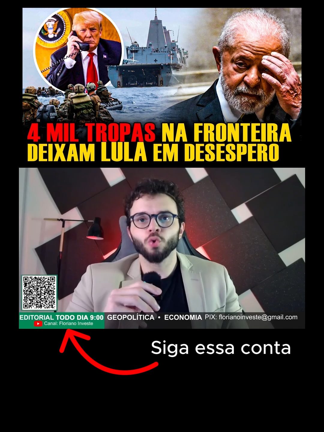 ALERTA MÁXIMO! 4 MIL TROPAS DO TRUMP, NA FRONTEIRA! LULA ENCURRALADO E EM DESESPERO! #noticias #informação #noticiasrelevantes #TropasNaFronteira #LulaEmDesespero #GuerraAosCartéis #CriseNoBrasil #Trump #Geopolítica #Política #NotíciasUrgentes