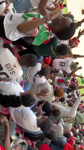 Tumeona mkono wa bwana  Kenya Vs Zambia at Kasarani Stadium  #FootballKE #fypシ゚ #HarambeeStars #CHAN2024 #ProtectTheGame 