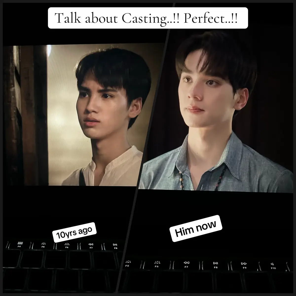 Wow, This Casting was perfect for Paran. I would have said it’s probably his younger brother acting with him, wow…!! 👏…  #khemjiratheseries #parankhem #khemjira 