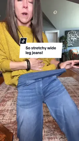 Replying to @feralfortysomething These Halara high-waisted wide leg jeans are a wardrobe essential for anyone who loves comfort without compromising on style. The stretchy, washed knit denim gives you freedom to move while maintaining a flattering fit. The baggy silhouette is trendy yet timeless, and the multiple pockets make them practical for everyday wear. The high waist elongates your legs and works perfectly with a variety of tops and shoes. Whether you’re going for casual street style or dressing them up, these jeans are ready for anything. Prices are subject to change. Results may vary. #WideLegJeans #HalaraJeans #StretchyJeans #BaggyJeans @Halara 