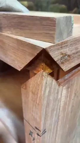 一榫一卯严丝合缝。Each mortise and tenon fits perfectly.#china #tree #changsha 