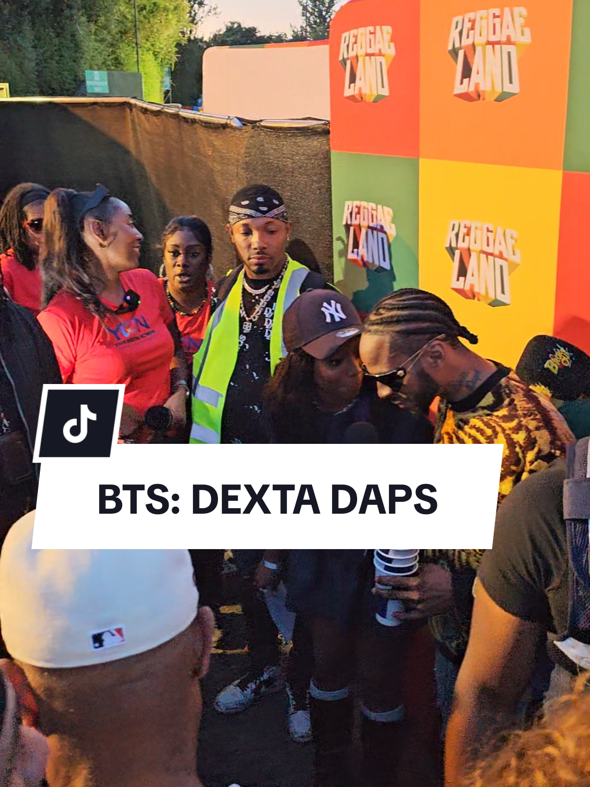 BTS:@Dextadaps._ 🔥🚀 - @Reggae Land  @TeeOnly  - #reggaeland #dextadaps #fyp #pov #behindthescene 
