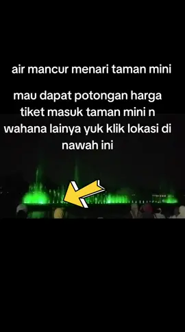 #atraksiakhirpekan  ayah bunda yang bingung mau ajak anak anak main kemana. nih saya rekomendasikan edukasi air mancur menari banyak dongeng yang menarik selama atraksi berlangsung yuk klik lokasi di nawah ini untuk dapatkan potongan harganya #tamanmini  #airmancurmenari  #edukasianak 