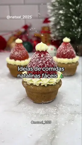 🎄✨ Ideias de comidas natalinas fáceis e criativas para deixar a sua ceia ainda mais especial! 🍓🍫🥪 👉 Qual dessas receitinhas você faria no Natal? #natal2025 #comidadenatal #ceiadenatal #receitasnatalinas #feliznatal 