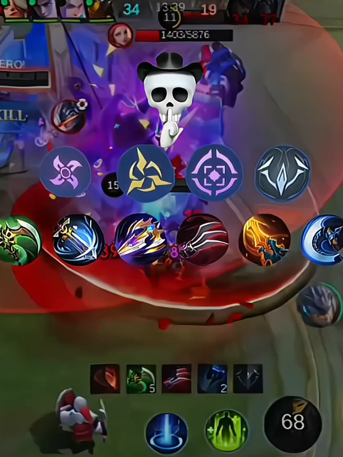 argus unlimited passive 🦾💀 item နဲ့ emblem vd အဆုံးမှာပြထားပေးပါတယ် 😉✌🏻 #argus #damage #foryou  #MLBB #MLBBMysticMeow 