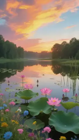 Chiều tím chiều nhớ thương ai #suyngam #cuocsong #sen 