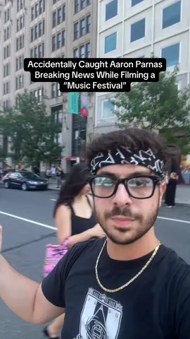 Breaking News: Found Aaron Parnas 😂 #music #dance #musicfestival 