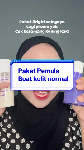 Paket Pemula Buat Kulit Normal dari #finallyfoundyou lagi promo bebskuu cek keranjang kuning yuk... 