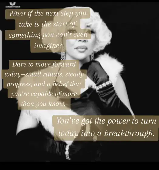 What if the next step you take is the start of something you can’t even imagine? Dare to move forward today—small rituals, steady progress, and a belief that you’re capable of more than you know. You’ve got the power to turn today into a breakthrough. #riseandshine #Herroyalhighness_hrh #inspirational #motivational #GlowUp
