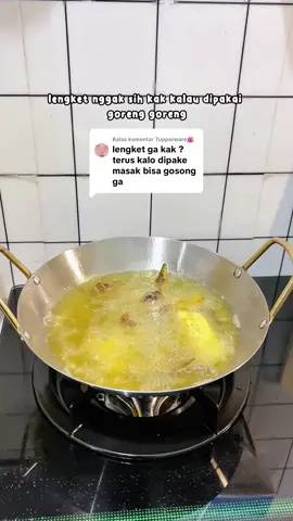 Membalas @Tupperware🛍️  ini ga lengket sama sekali ya kak 👍💕 #wajanstainless 