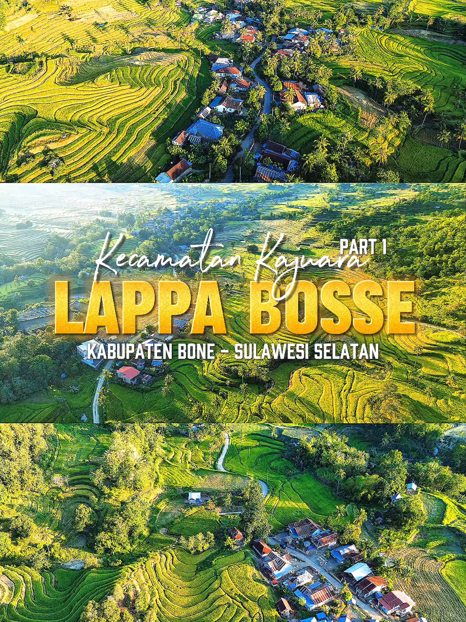 Bagian 1 | Lappa Bosse Saya menyesal baru datang ke tempat ini setelah padi di sawah menguning dan sebagian telah dipanen. Desa Lappa Bosse yang terletak di Kecamatan Kajuara, Kabupaten Bone, ternyata menyembunyikan keindahan alam yang luar biasa.  #lappabosse #bugispride🏝️🔥  #drone #perantaubugis #sulawesiselatan  Musik/lagu background: Lagu bugis 