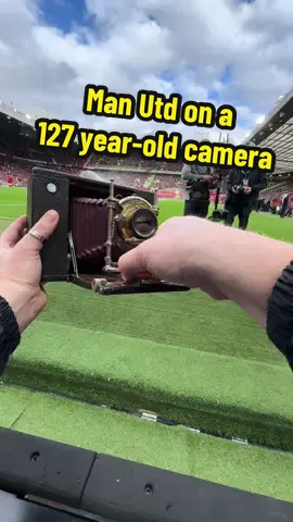 Shooting at Old Trafford on an 1897 Kodak camera ⚽️🎞️ #expiredfilmclub  Seeing as the Premier League returns to the Theatre of Dreams today, thought I’d re-share this video I shot there a year or two ago using my 1897 No.4 Cartridge Kodak 📸 do you like the results? Which other stadiums should I go and shoot with cameras like this? Lemme know in the comments ✍️ Film, developing & scanning from @Analogue Wonderland #photography #football #Soccer #nostalgia 