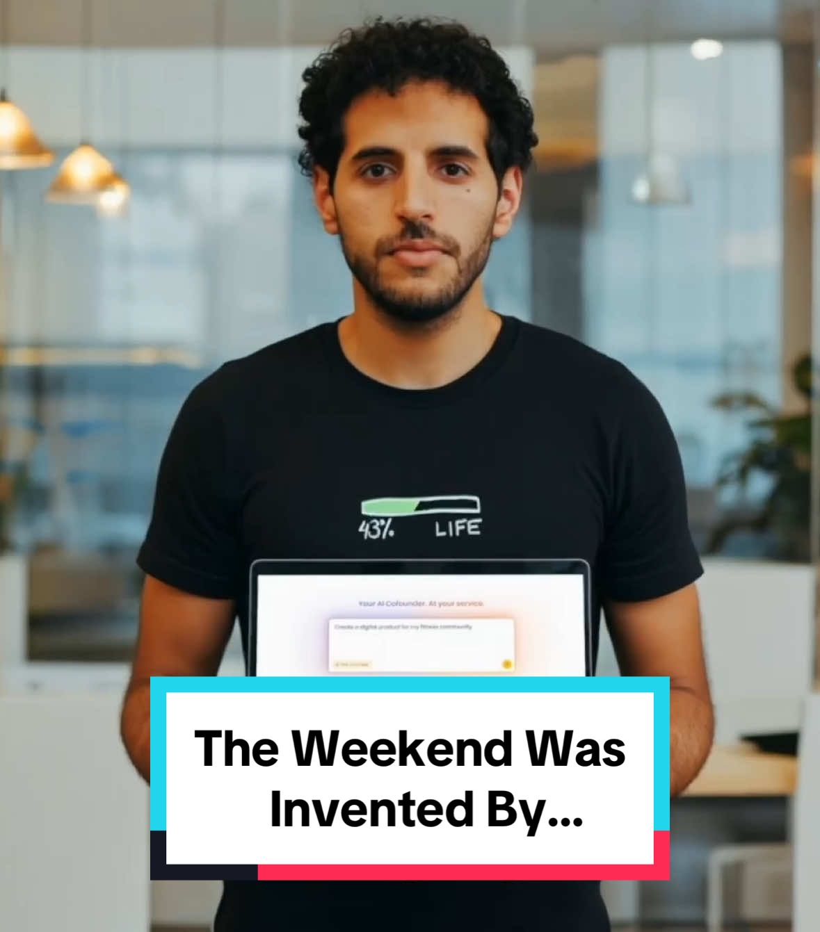 The Jews and Henry Ford invented the weekend Can't wait for 7-day weekends That’s 1 minute, see you tomorrow for Day 63! @nas.io 