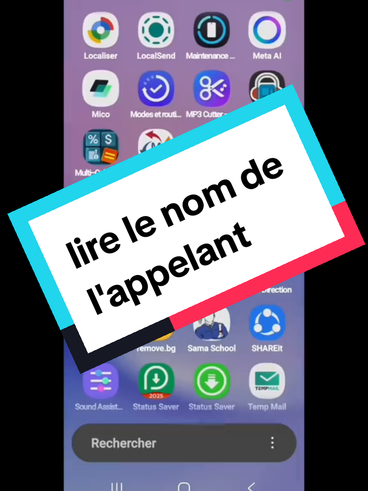 Lecture du nom de l'appelant  #lirenomappelant #lirelenom #appel  #nomappelant