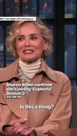 It's official. Sharon Stone will be joining Zendaya, Jacob Elordi and Sydney Sweeney for 