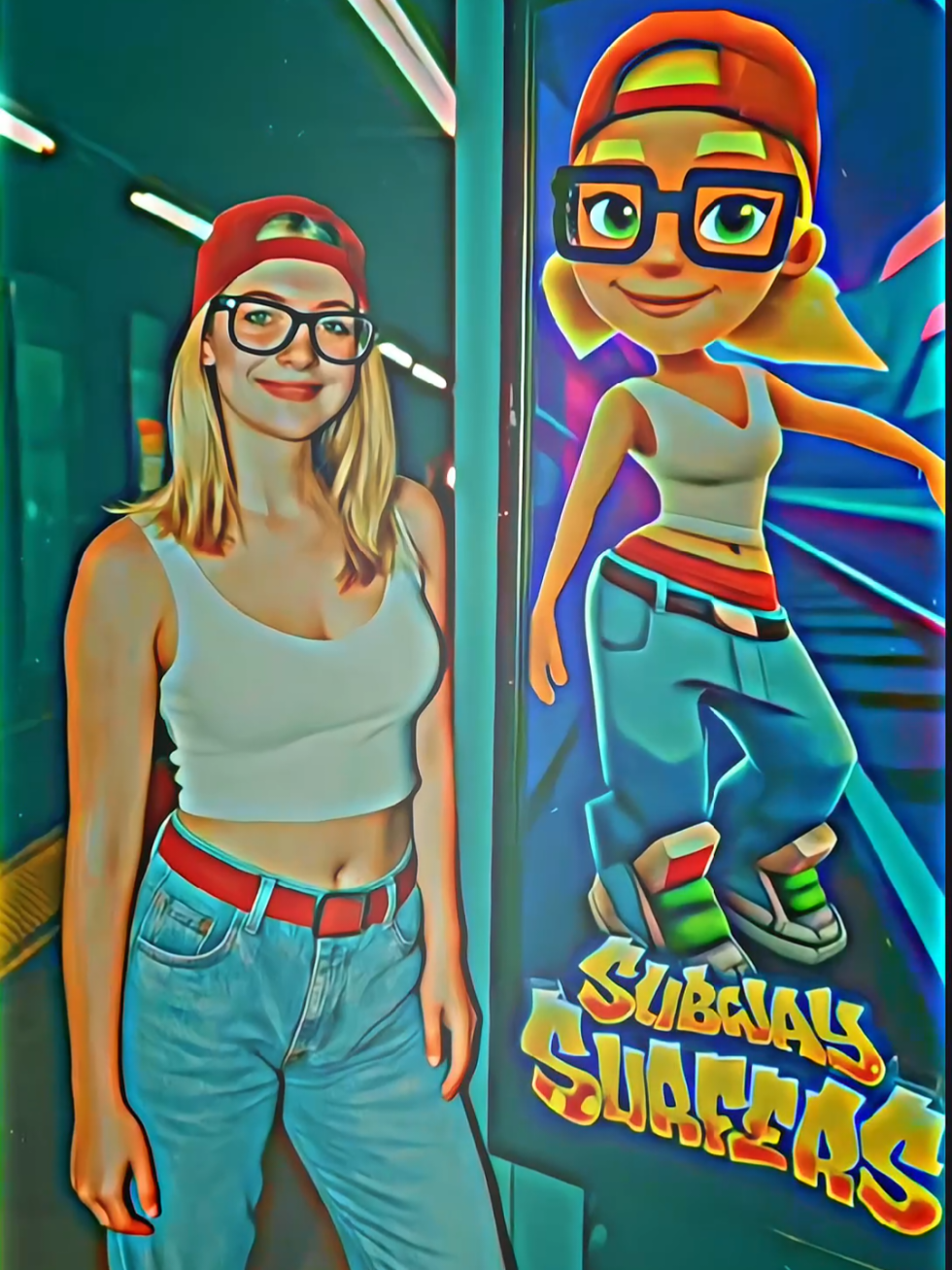 Game subway sufer in real😃😃 #creatorsearchinsights  #fyp #foryou #foryoupage #viral @Subway sufers 