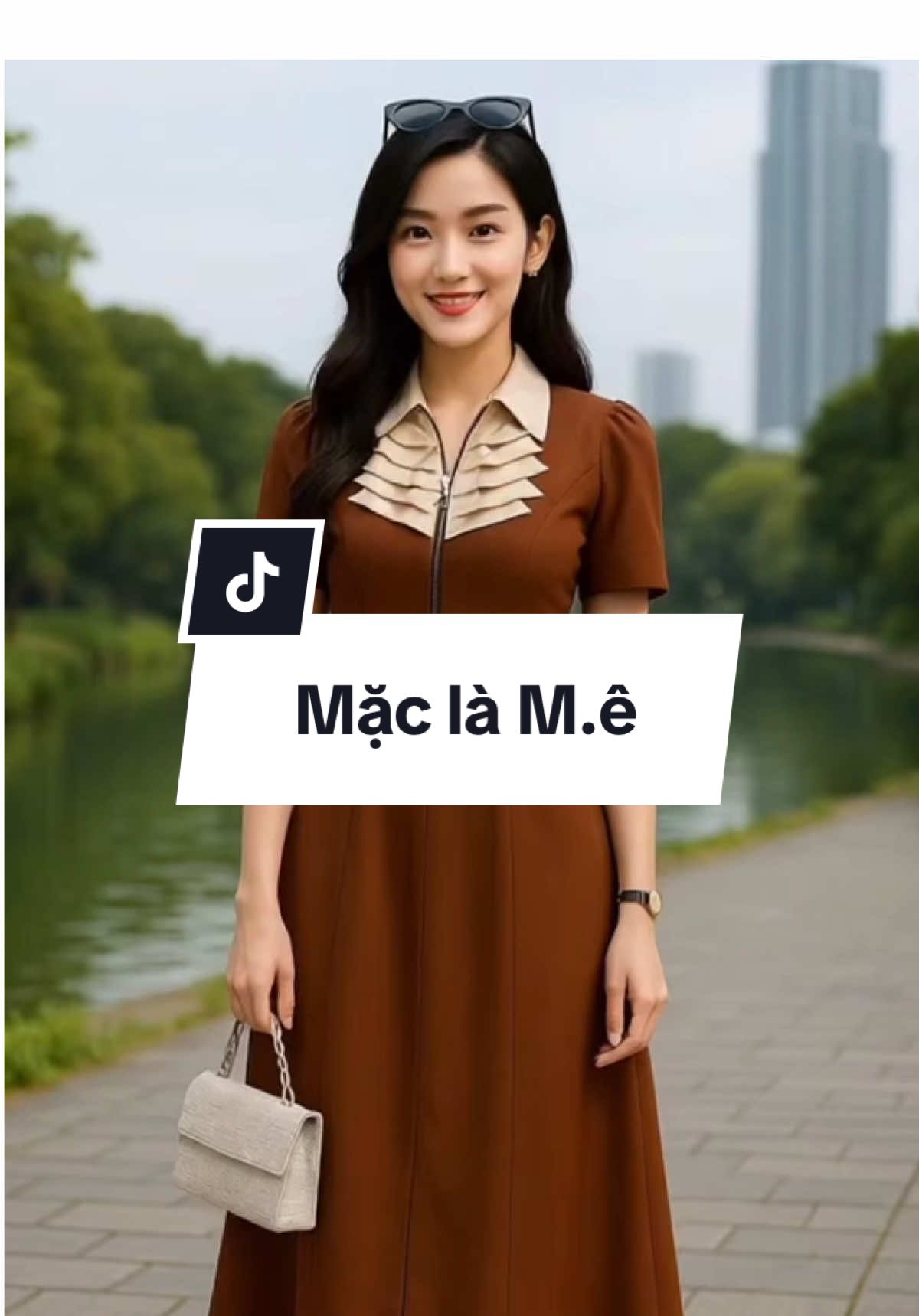 Đầm xếp ly khóa đồng dáng A vải mềm mịn mặc mát đứng form tôn eo gọn người da sáng hẳn luôn #damdepdiem #stylecongso #guongangayhe #tiemnhamias  @Tiệm Nhà Mia 💕 