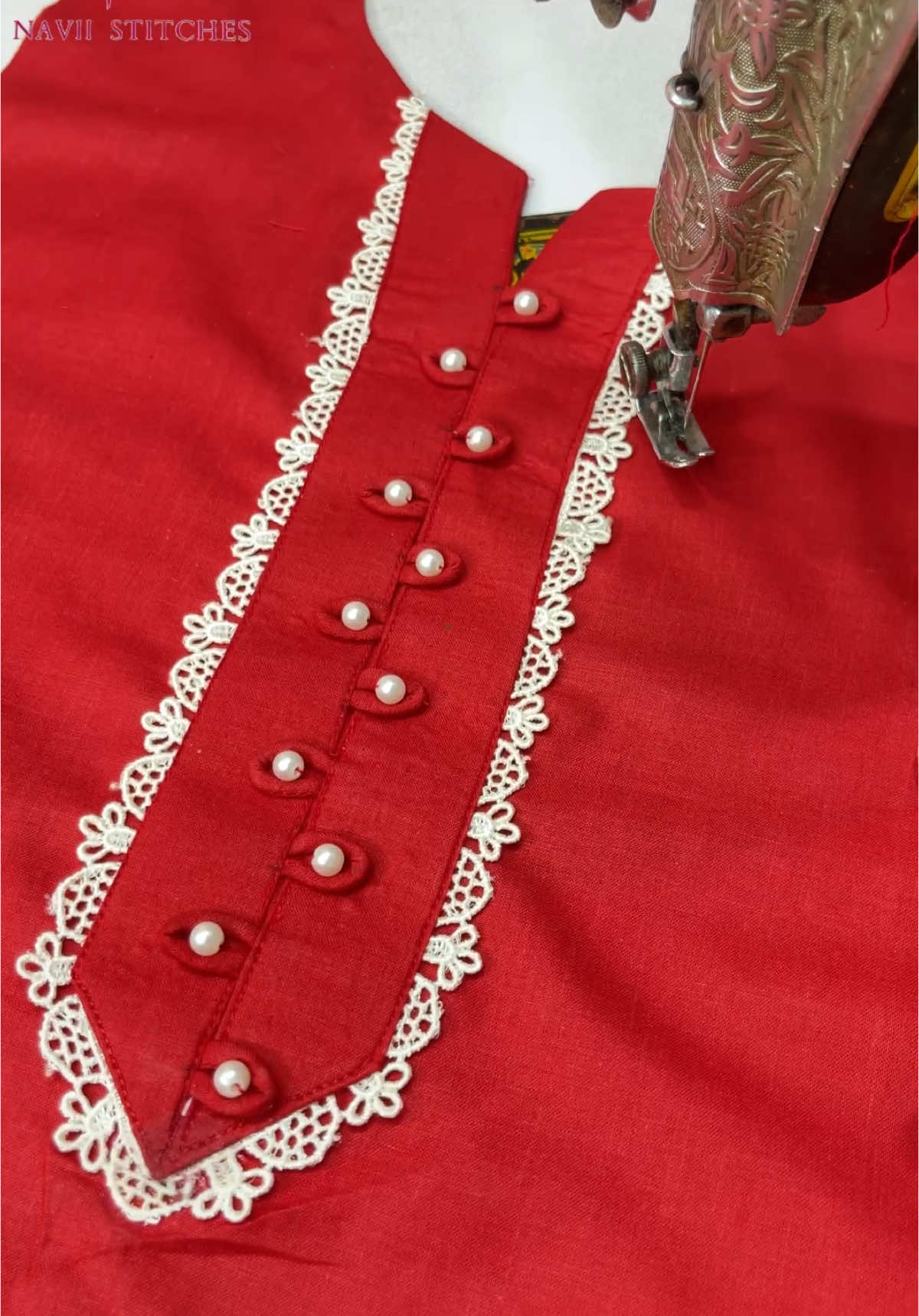 Neck Design #sewing #sewingtutorial #sewingtips #videoviral #viral 