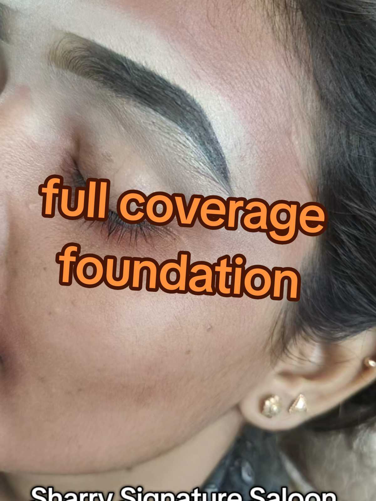 Easy Full Coverage Foundation #unfreezemyaccount #sharrysignaturesaloon #foundation #makeup #sharrysignature 