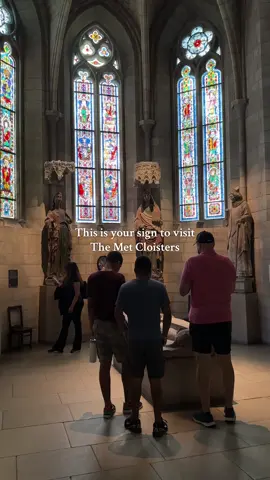 If you've been waiting for a sign this is it!    Visit The Met Cloisters to experience the art, architecture, and gardens of medieval Europe. It's a perfect stop for a summer staycation.