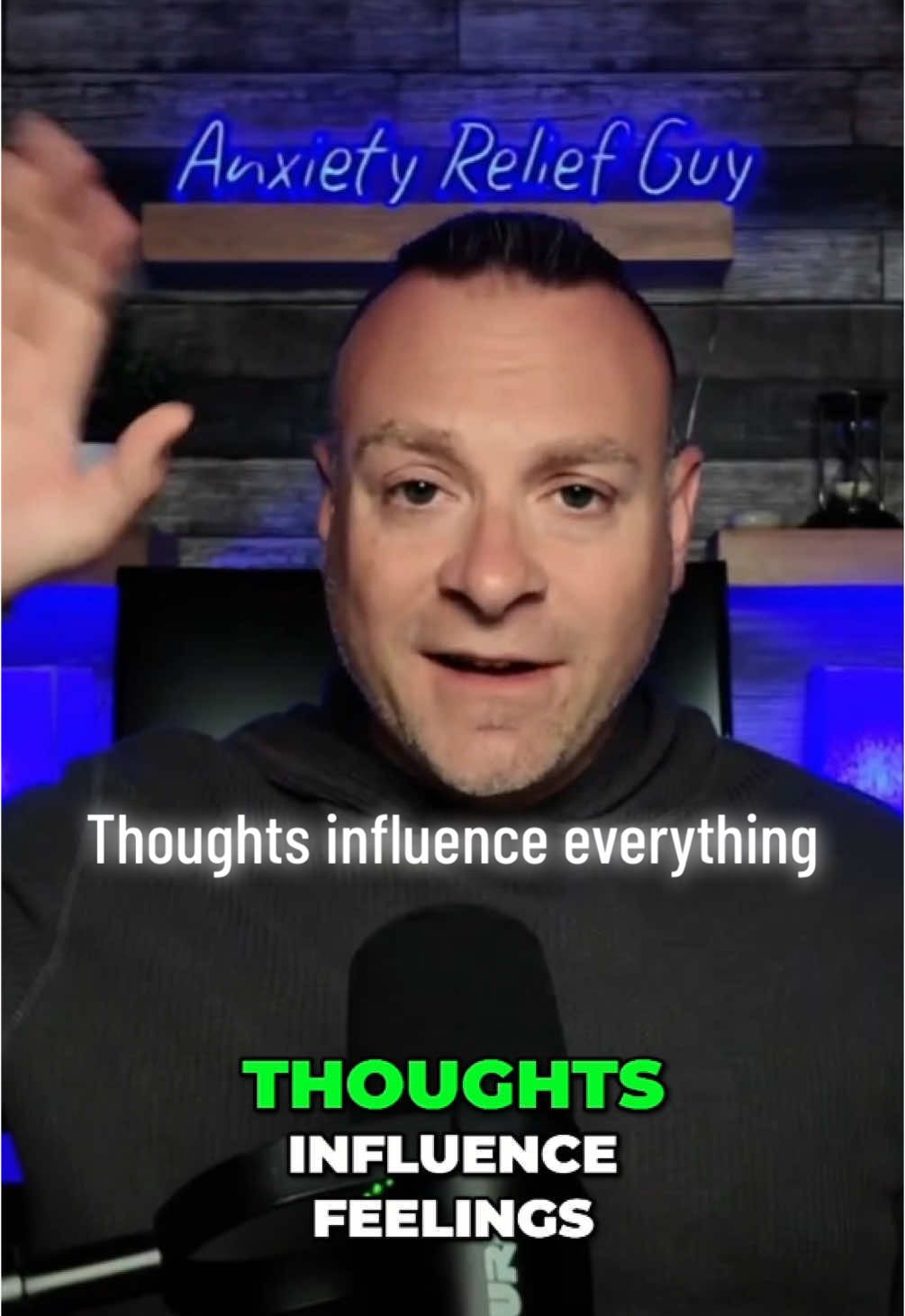 Thoughts influence feelings, sensations, and emotions, which trigger behaviors, actions, and reactions. It’s a fact! #anxiety #anxietyrelief #highfunctioninganxiety #anxious #mindset 