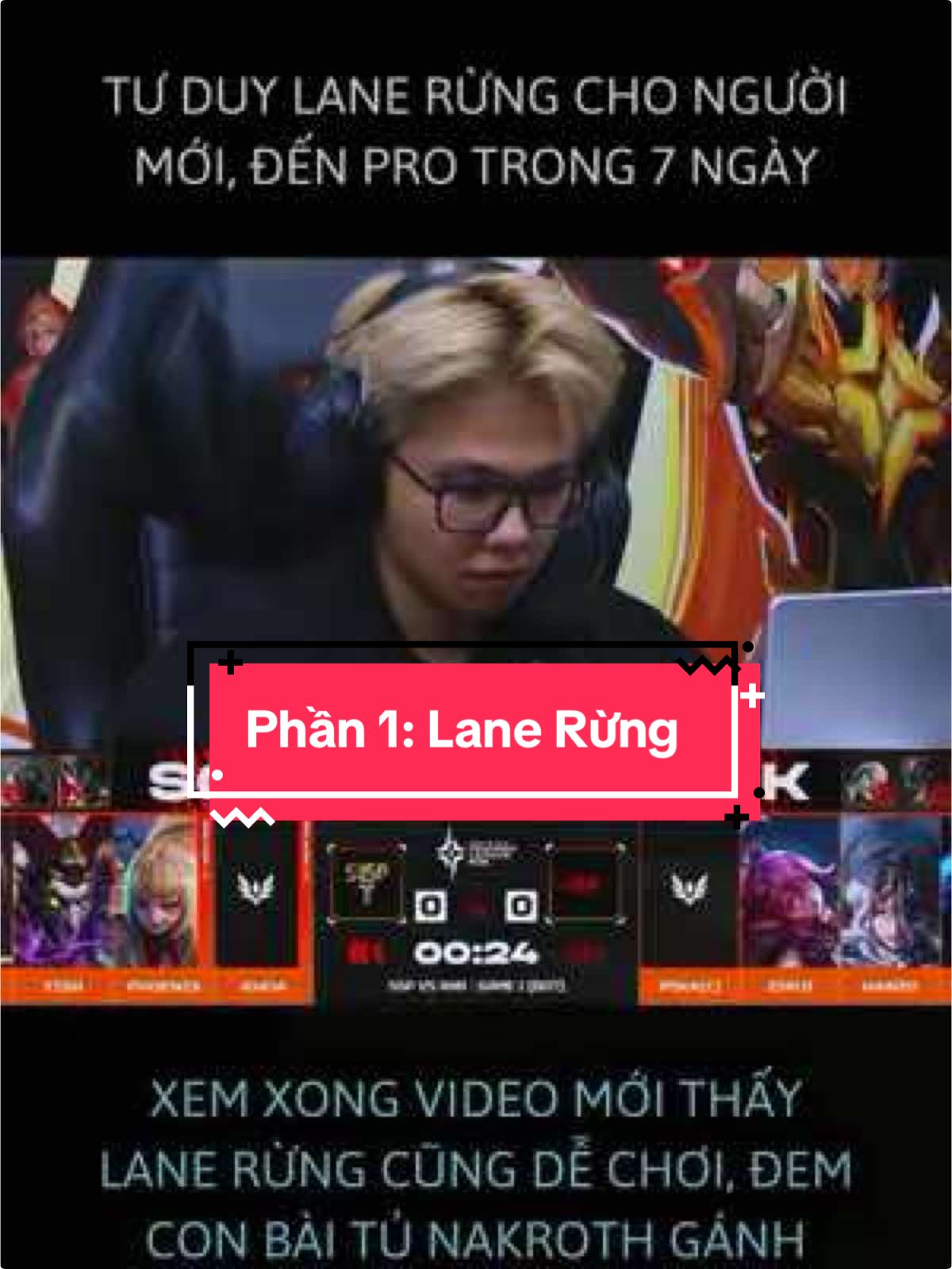 Phần 3.2: tư duy lane rừng liên quân như tuyển thủ, cho người chưa biết đến làm chủ lane rừng trong 1 tuần.#lienquanmobile #caothulienquan #KinhNghiệmLeoRank #cachdirunghieuqua #caithienranklienquan