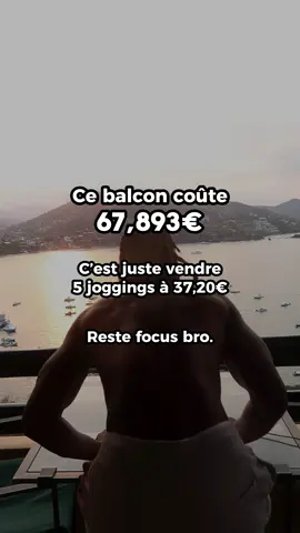 Travaille dur, et tu auras ce balcon ! #motivation #business 