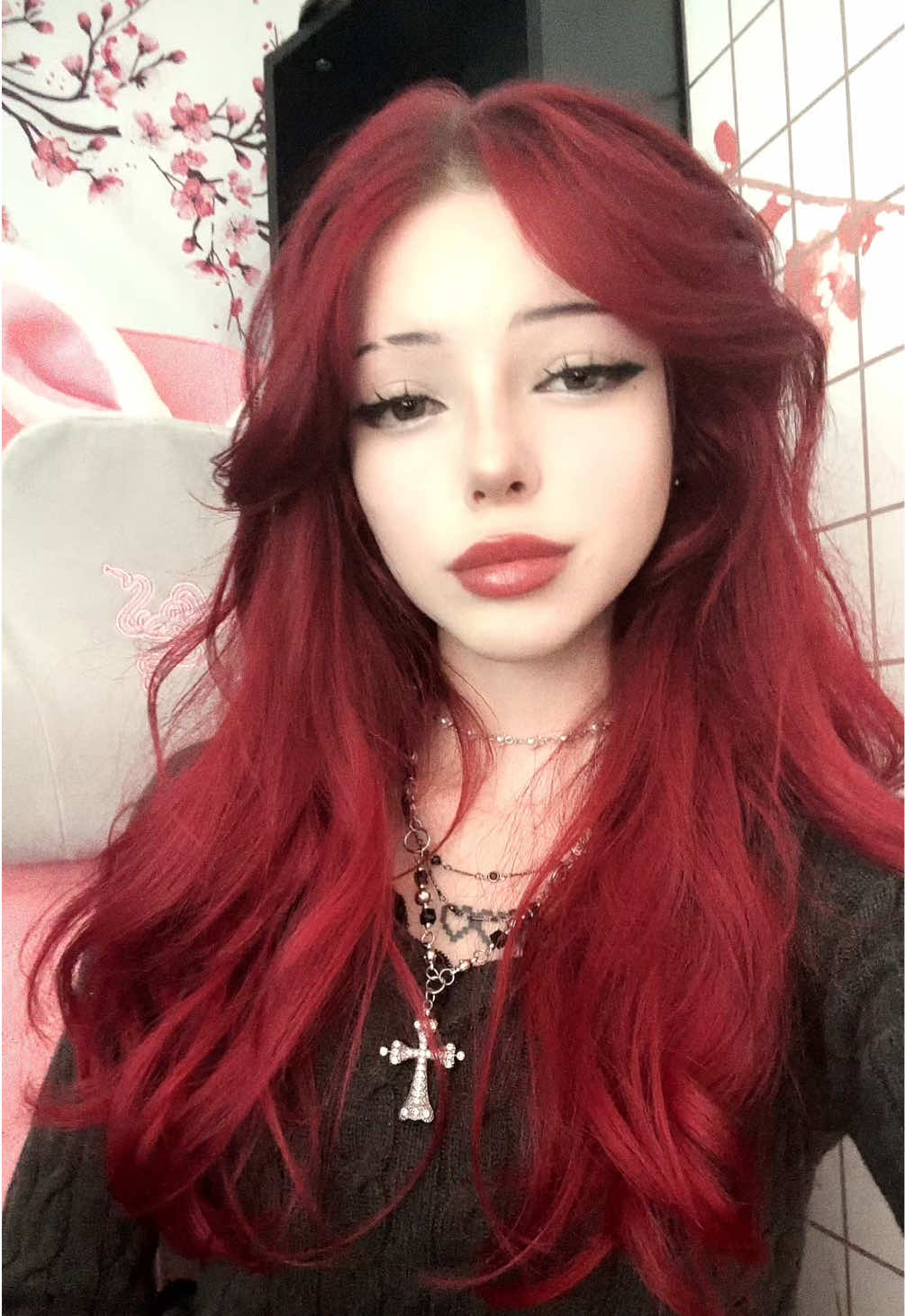 Neues Make Up, slayy oder nicht so?? 🫶🏻 #egirl #makeup #anime #animegirl #uwu 