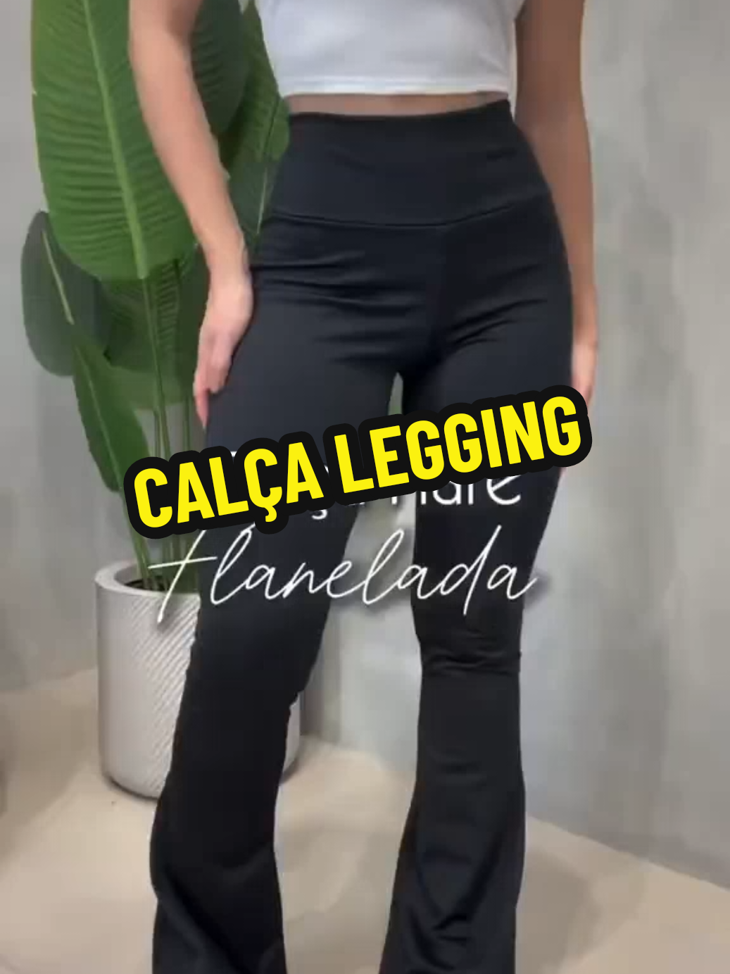 Calça legging flare bailarina #praticidade #shop #saudeebeleza #moda #leggings 
