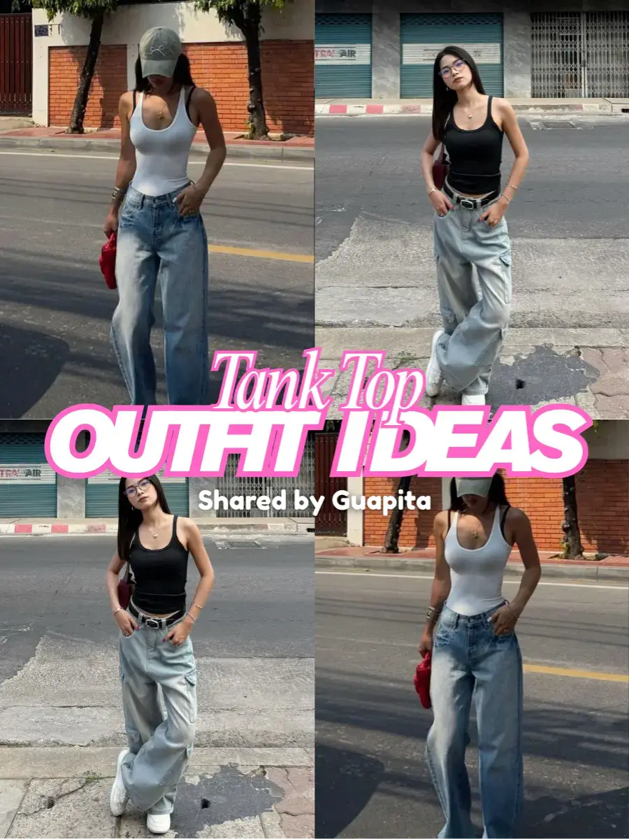 @Shared by Guapita 🇮🇹🧿  Tank Top Outfit Ideas #tanktopoutfit #tanktop #OOTD #outfitideas #outfitinspo 