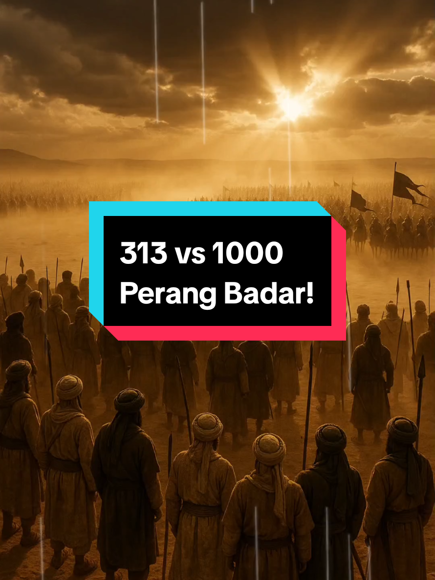 300 vs 1000 berpakaian perang lengkap. PERANG BADAR! #kisahnabimuhammadsaw #perangbadar #dakwah #tiktokviral #fyppppppppppppppppppppppp 