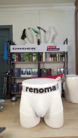 RENOMA trunk, microfiber dengan *airflow*! Kulit lebih sejuk, cepat kering. Beli dua warna terus!
