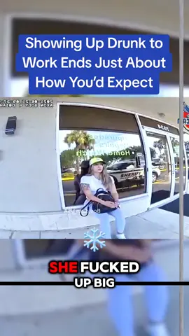 Showing Up Drunk to Work Ends Just About How You’d Expect #cops #police #copsoftiktok 