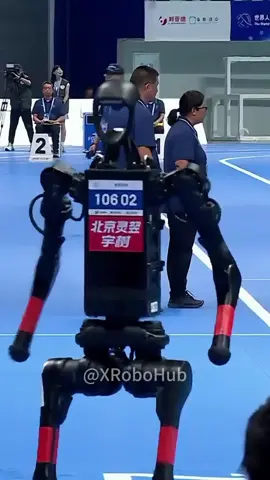 🔥🤖 History Made! The first humanoid robot 100m champion!#WorldRobotGames #HumanoidRobot #robotics