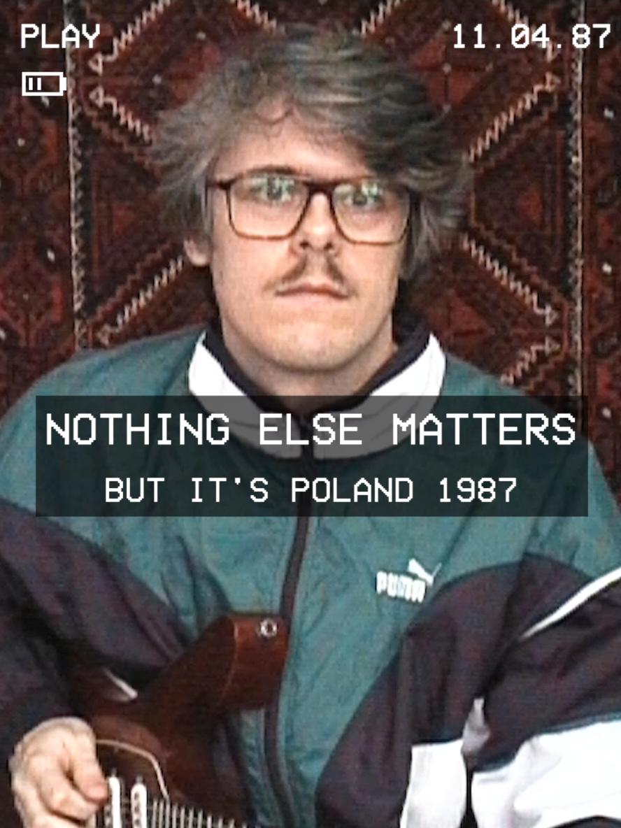NIC INNEGO SIĘ NIE LICZY @metallica  #guitar #vhs #poland #prl #nostalgia 