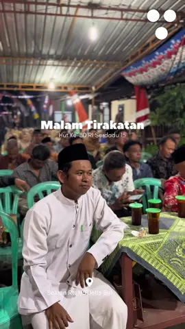 malam tirakatan HUT ke-80 RI 🇮🇩 #karangtaruna #serdadu15 #sukoharjo24jam 