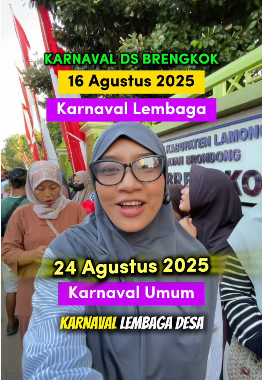 Tanggal 24 Agustus masih ada karnaval umum di Ds. Brengkok gesss🫶🏻 #karnaval #lamongan 