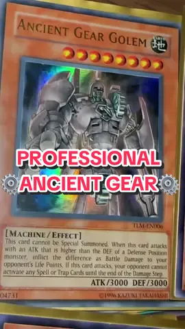 One of my most FEARED Decks😈#yugioh #professionalancientgear #drcrowler #ancientgeardeck