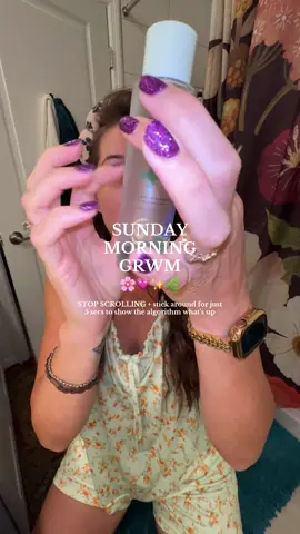 GRWM and if you’re a mom that’s an engaging bestie do all the things + let me know what you’re posting this morning so I can return the favor 🫶💗✨ PS: don’t forget to ENGAGE in the comments bc that’s where the real ones are 🥹 #grwm #skincareroutine #sundayvibes #mominfluencer #tiktokshopaffiliate 